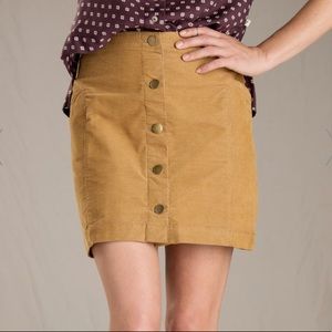 Toad&Co Corduroy Skirt